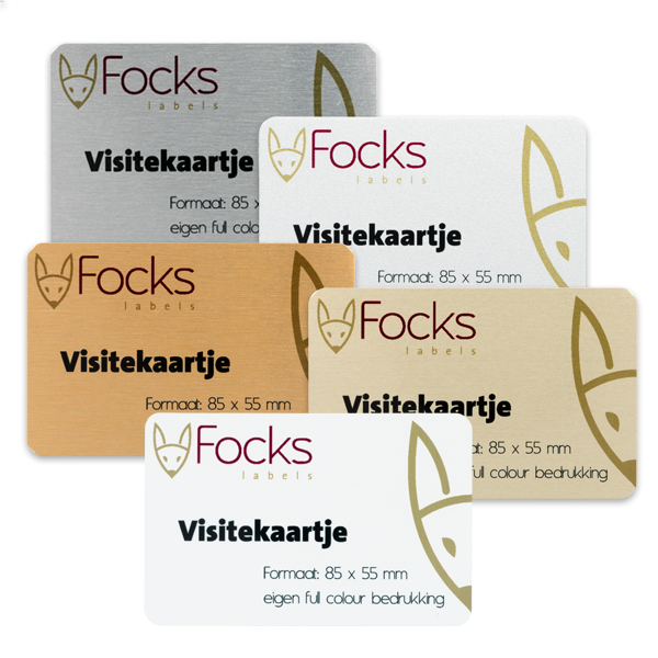 Soms Nieuwjaar G Visitekaartjes - Focks Labels Webshop